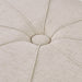 Ferris - Oval Ottoman - Cream - Simple Home Plus