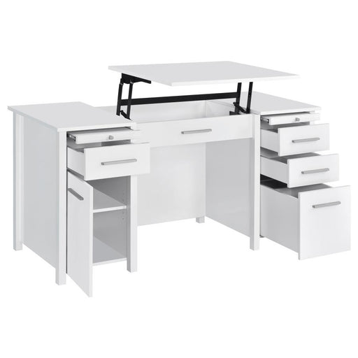 Dylan - 4-Drawer Lift Top Office Desk - Simple Home Plus