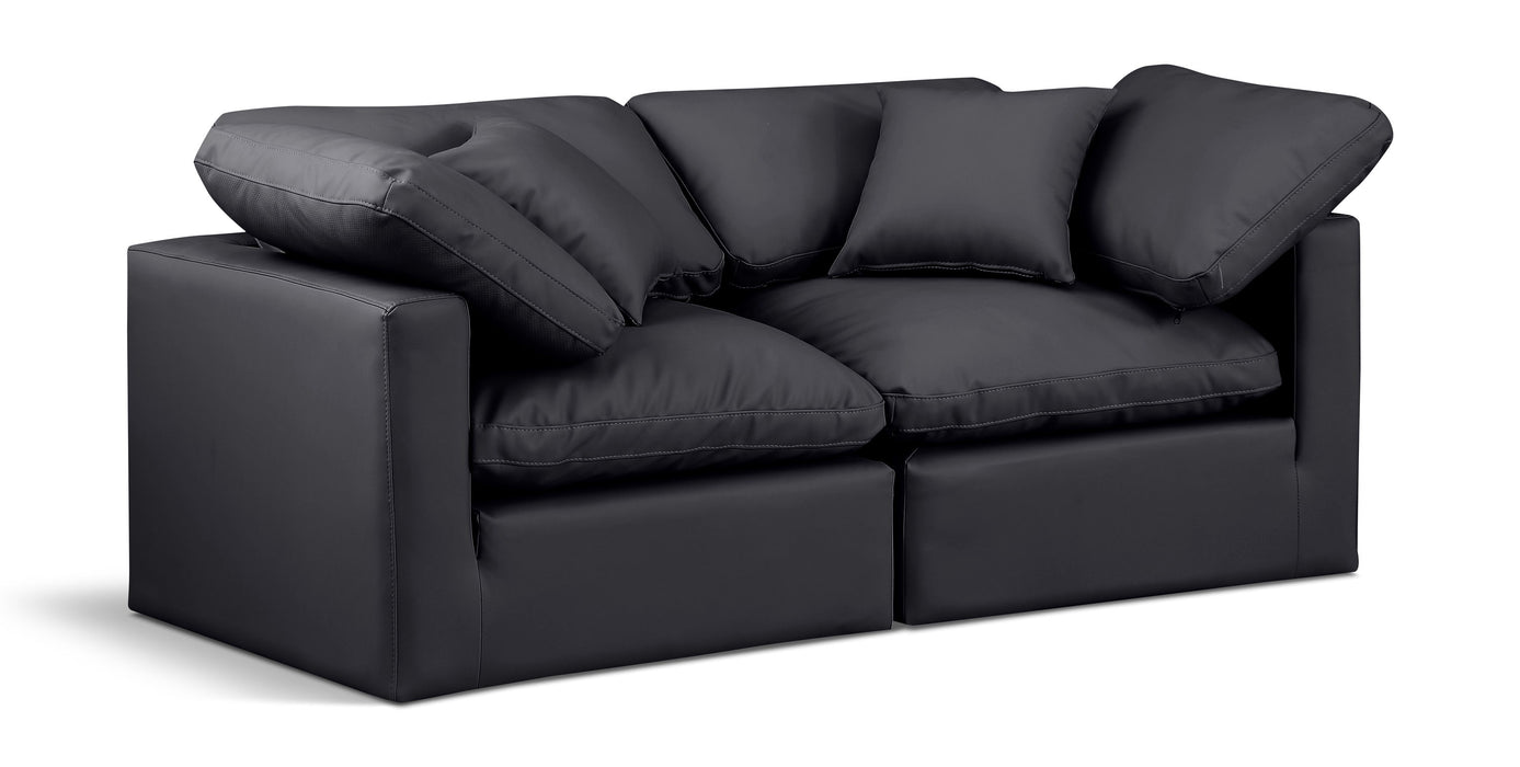 Indulge - Faux Leather 2 Seat Modular Sofa - Simple Home Plus