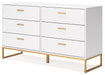 Socalle - Six Drawer Dresser - Simple Home Plus