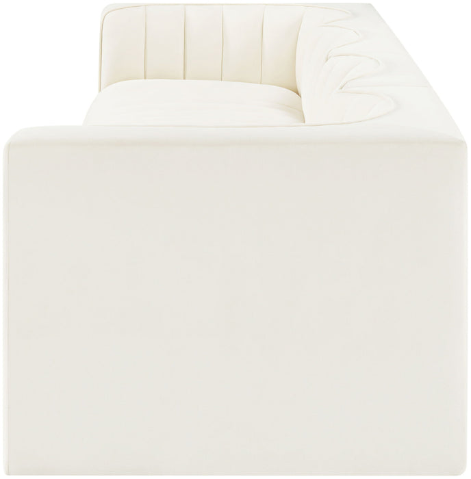 Rummi - Velvet Performance Fabric Upholstered 4 Piece Modular Sofa - Simple Home Plus