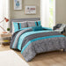 Chloe - Comforter Set - Teal - Simple Home Plus