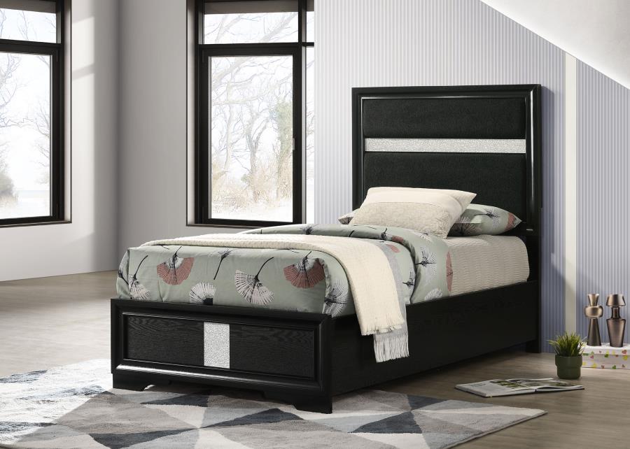 Miranda - Upholstered Panel Bed - Simple Home Plus