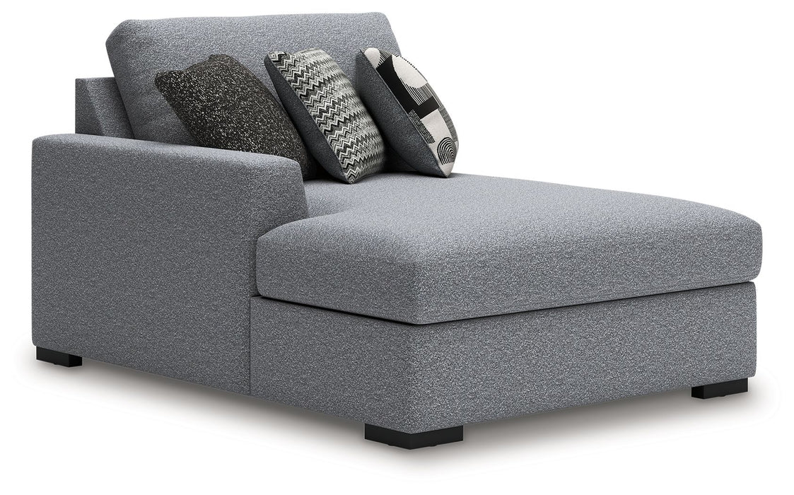 Bealton - LAF Corner Chaise - Salt And Pepper - Simple Home Plus