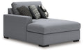 Bealton - LAF Corner Chaise - Salt And Pepper - Simple Home Plus