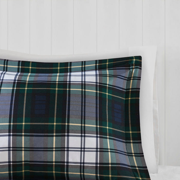 Parkston - King 3M Scotchgard Down Alternative All Season Comforter Set - Navy