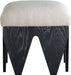 Altair - Fabric Bench - Black Base - Simple Home Plus