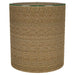 Halden - Round Woven Seagrass Accent Side Table - Light Brown - Simple Home Plus