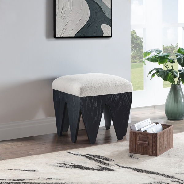 Altair - Fabric Bench - Black Base