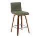 Vienna - Swivel Bar Stool - Walnut Base - Simple Home Plus