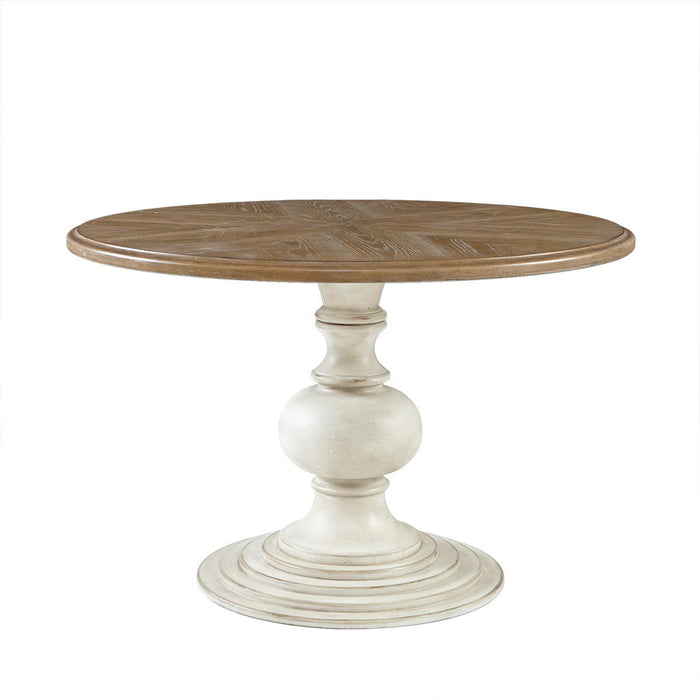 Lexi - Dining Table - Reclaimed Walnut / Antique Cream - Simple Home Plus
