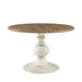 Lexi - Dining Table - Reclaimed Walnut / Antique Cream - Simple Home Plus
