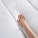 Winfield - 300 Thread Count Percale Luxury Down Alternative Twin Comforter - White - Simple Home Plus