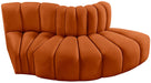 Arc - Velvet 3 Piece Modular Sofa - Simple Home Plus