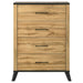Kaywood - 4-Drawer Bedroom Chest Of Drawers - Natural Pine - Simple Home Plus