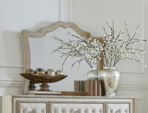 Antonella - Upholstered Dresser Mirror - Simple Home Plus