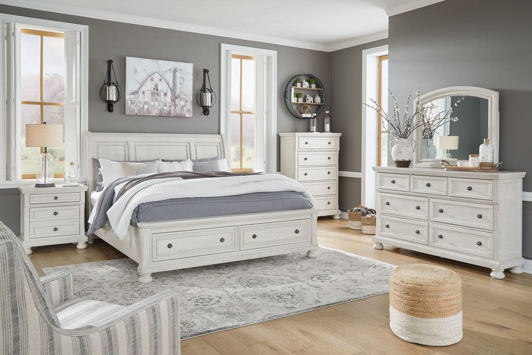 Robbinsdale - Sleigh Bed - Simple Home Plus