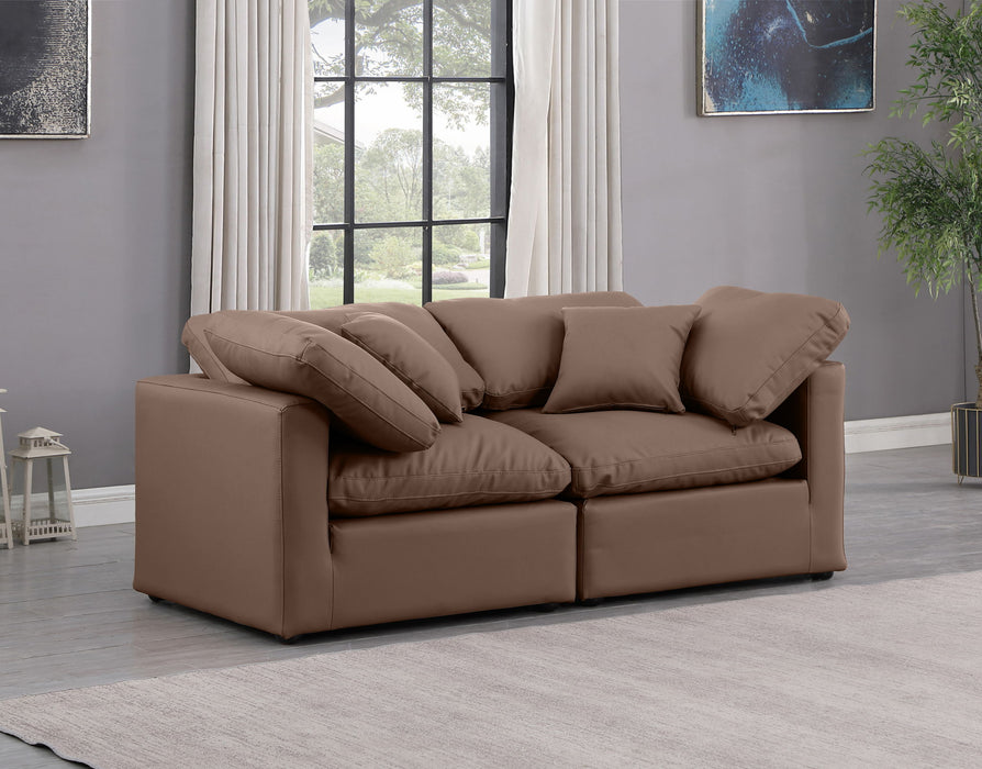 Indulge - Faux Leather 2 Seat Modular Sofa - Simple Home Plus