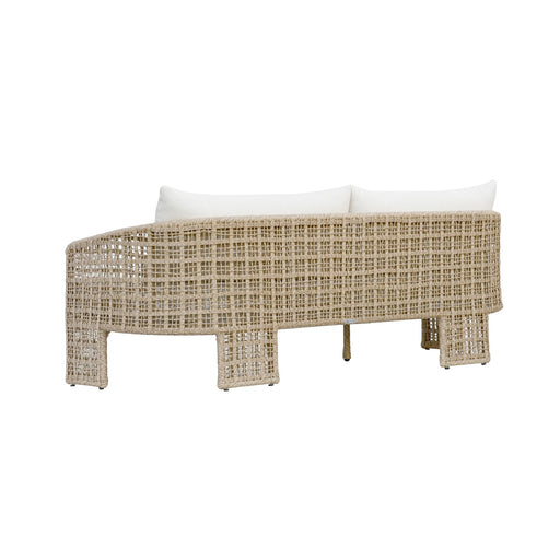 Driftbay - Outdoor Sofa - White / Natural - Simple Home Plus