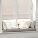 Galen - 29" Basketweave Room Darkening Cordless Roman Shade - Ivory - Simple Home Plus