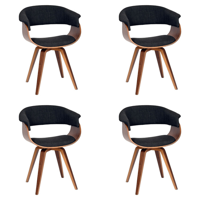 Summer - Modern Chair - Walnut Wood - Simple Home Plus