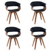 Summer - Modern Chair - Walnut Wood - Simple Home Plus