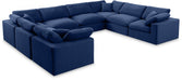 Comfy - 8 Piece Velvet Modular Sectional - Simple Home Plus