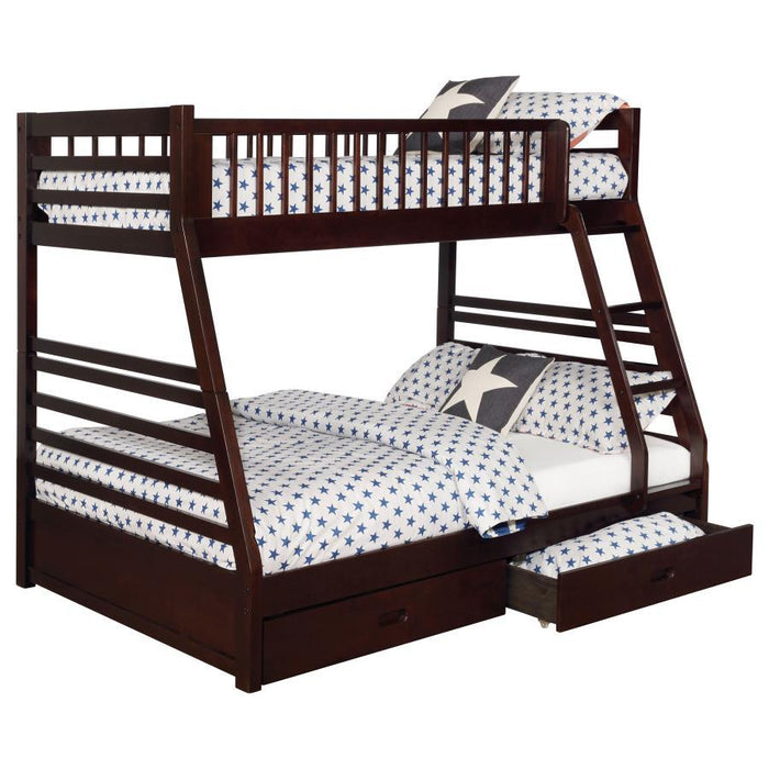 Ashton - 2-Drawer Wood Bunk Bed - Simple Home Plus