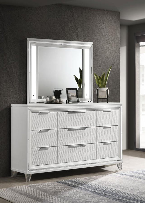 Marmore - 9-Drawer Dresser - Simple Home Plus