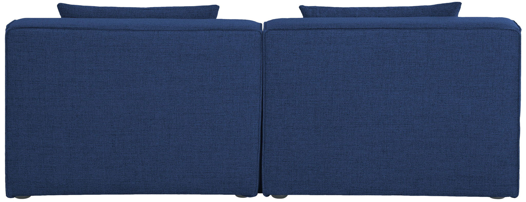 Cube - Linen Modular 2 Seat Armless Sofa - Simple Home Plus