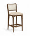Atrium - Counter Stool With Brushed Brown Base (Set of 2) - Simple Home Plus