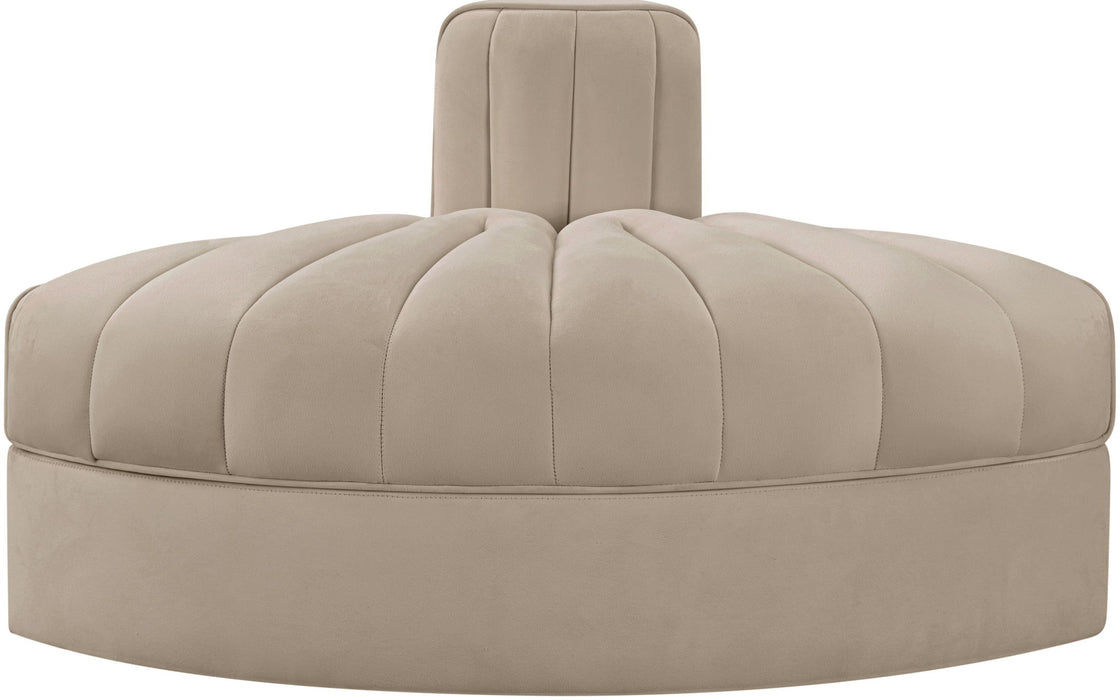 Rummi - Velvet Performance Fabric Upholstered Modular Chair - Simple Home Plus