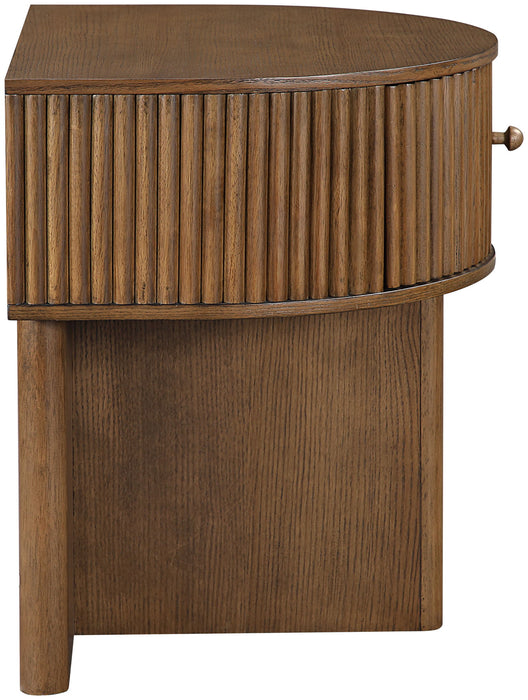 Cortland - Acacia Veneer And Solid Wood Night Stand - Simple Home Plus