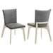 Biloxi - Upholstered Dining Side Chair (Set of 2) - Gray - Simple Home Plus