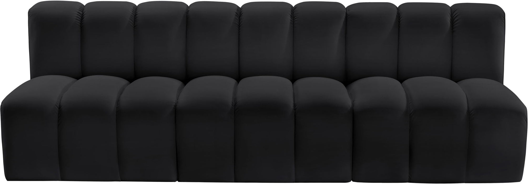 Arc - Faux Leather 3 Seats Modular Sofa - Simple Home Plus