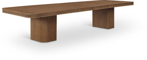 Mohari - Solid Wood And Oak Veneer 112" / 160" Dining Table - Simple Home Plus