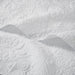 Quebec - Oversized Quilted Throw - White - Simple Home Plus
