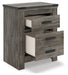 Frandern - Gray - Two Drawer Night Stand - Simple Home Plus