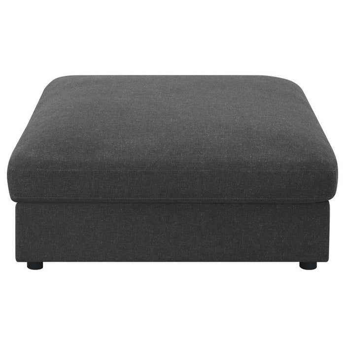 Serene - Square Upholstered Ottoman - Simple Home Plus