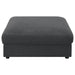 Serene - Square Upholstered Ottoman - Simple Home Plus