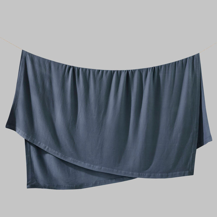 Egyptian Cotton - Twin Blanket - Blue