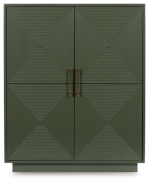 Geirwood - Dark Green - Accent Cabinet - Simple Home Plus