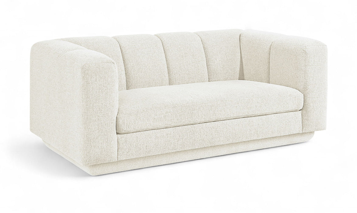 Modari - Fabric Upholstered Loveseat - Simple Home Plus