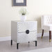 Glitz - Side Table - Antique Silver - Simple Home Plus