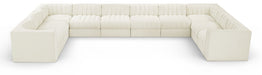 Rummi - Velvet Performance Fabric Upholstered 10 Piece Modular Sectional - Simple Home Plus
