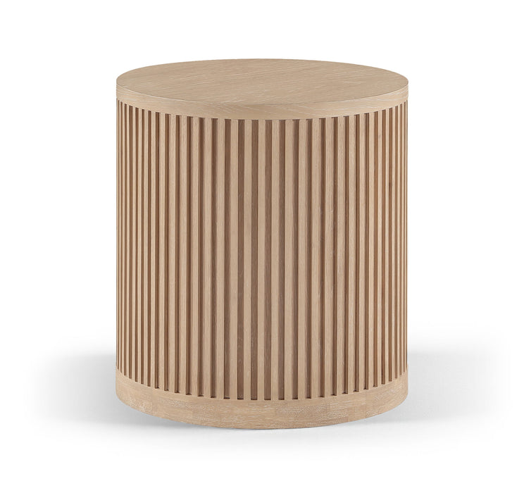 Madera - Oak Veneer And Solid Wood Table - Simple Home Plus