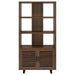 Maddox - 3-Shelf Cabinet Bookcase - Walnut - Simple Home Plus