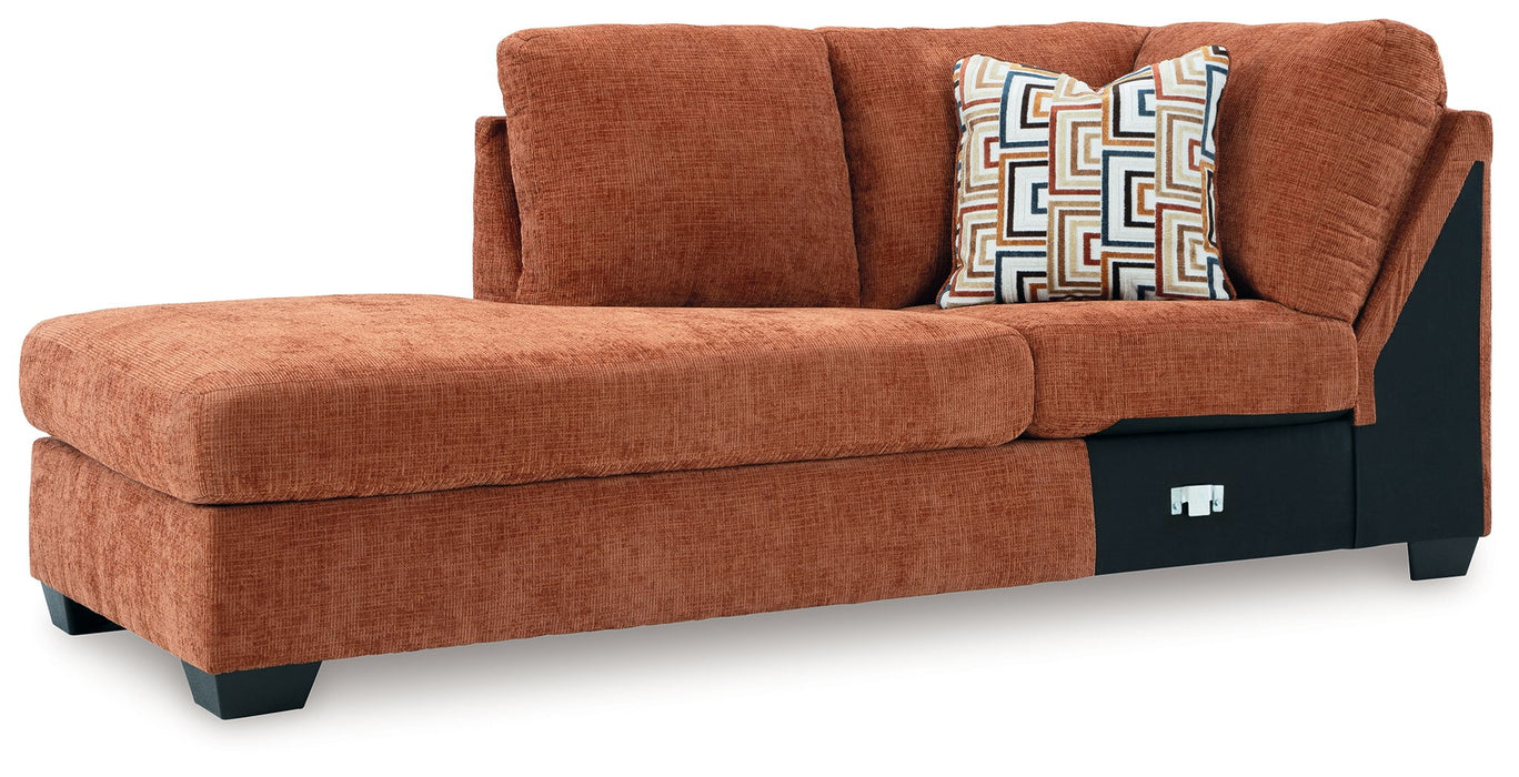 Aviemore - Laf Corner Chaise - Spice - Simple Home Plus