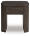 Neo - Rich Brown - Square End Table - Simple Home Plus