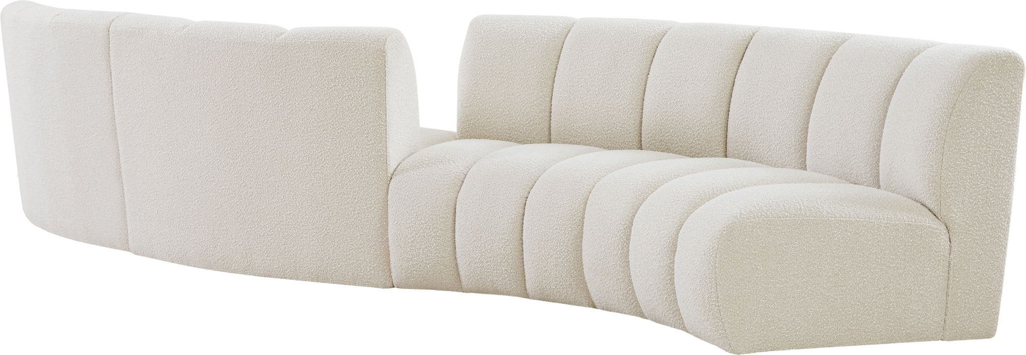Infinity - 4 Piece Boucle Modular Sectional - Simple Home Plus